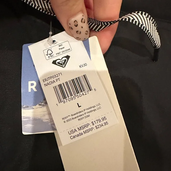 Roxy Nadia Snow Pants large - Picture 2 of 4